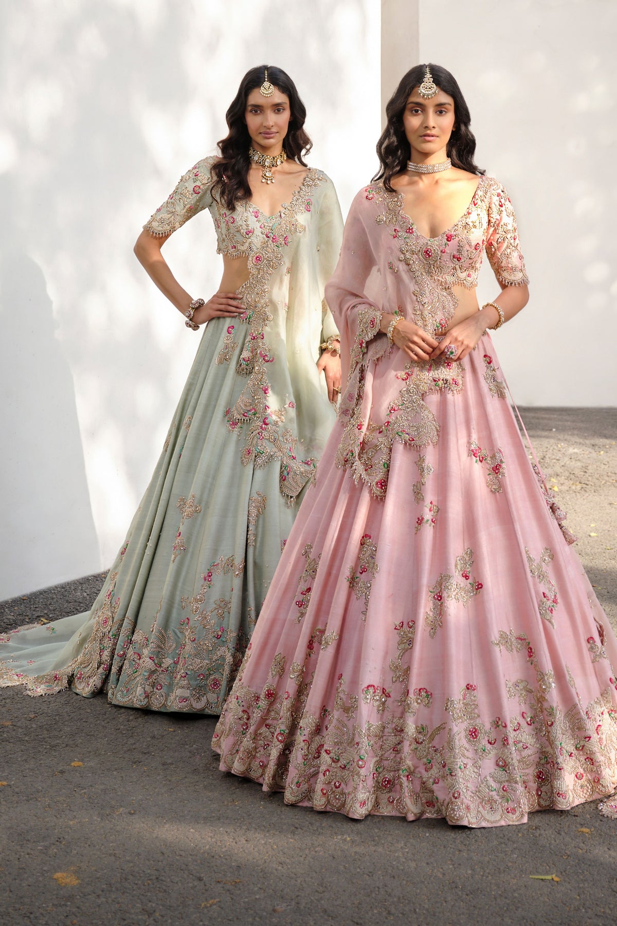 Eidel Raw Silk Lehenga