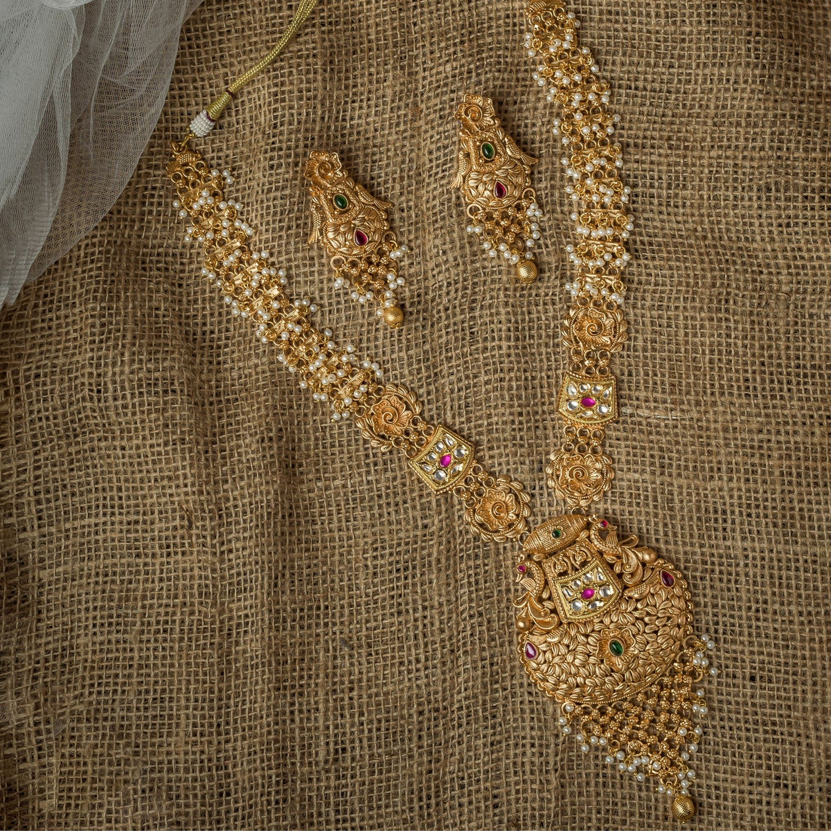 Gold Plated Kundan–polki Set