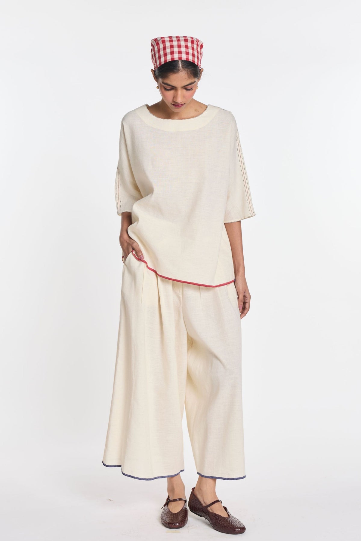 Bergamot Drop Shoulder Top