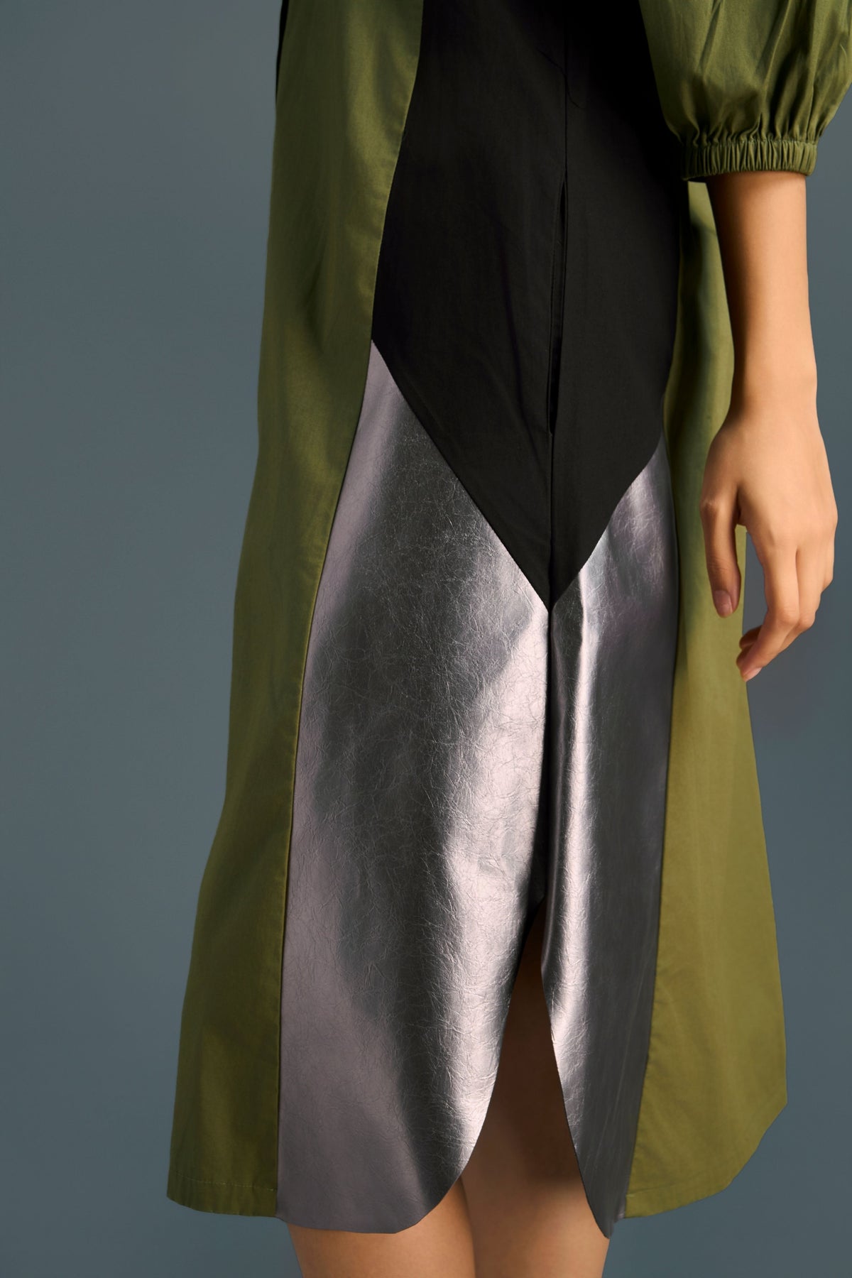 Olive Green Shirt Dress