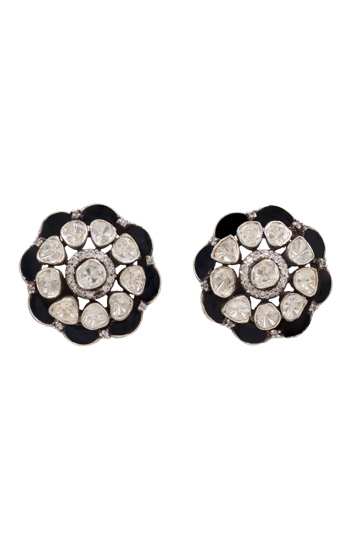 Blue Silver Earrings