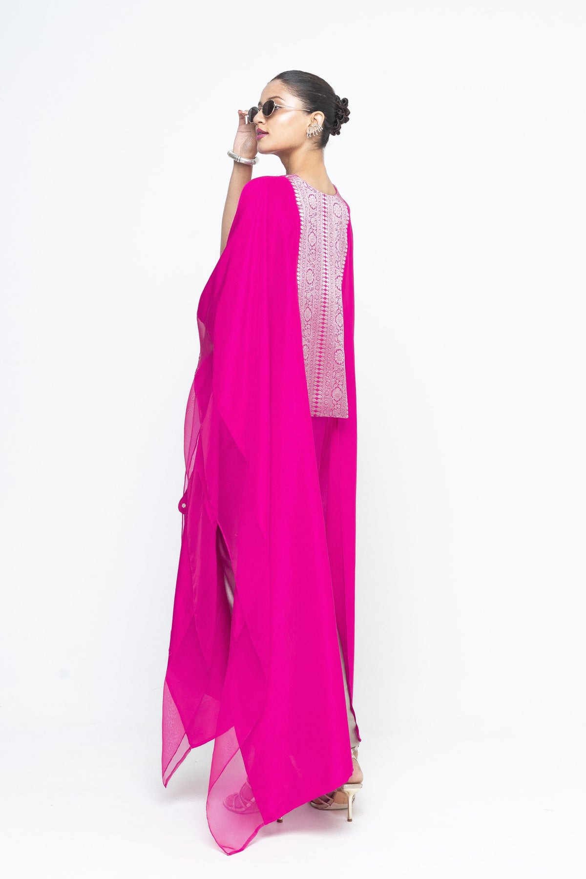 Onaya Statement Pink Cape Set