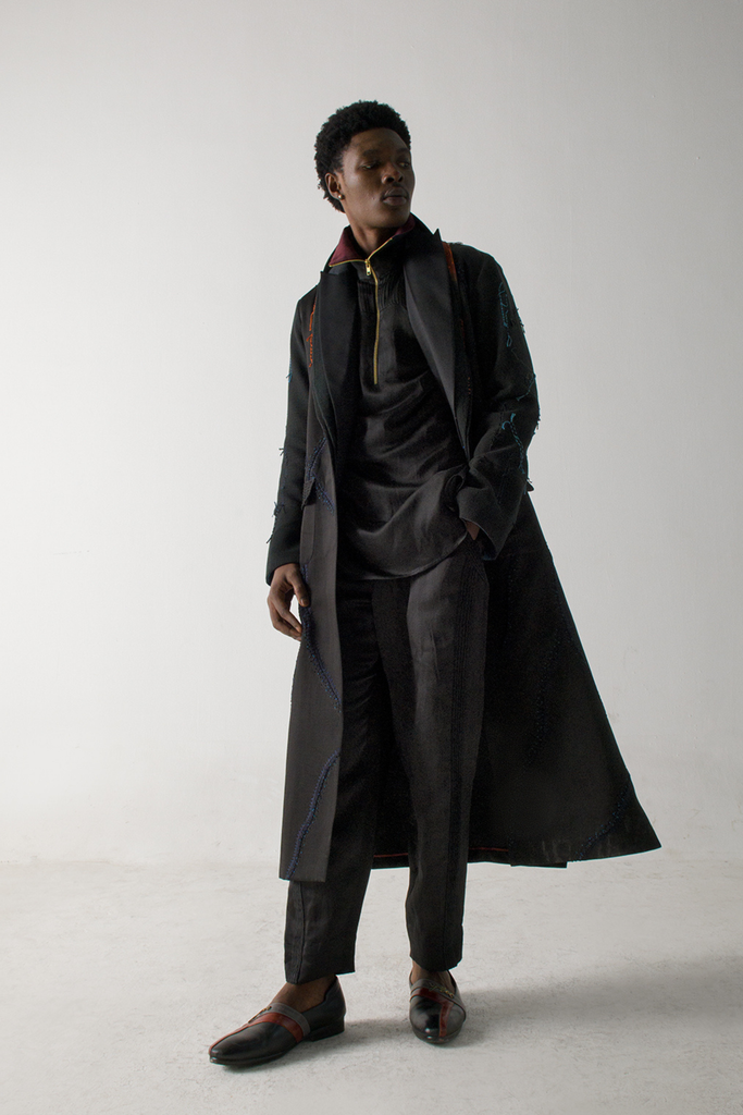 【black】salvy; 17ss OVERCOAT black】salvy; 17ss OVERCOAT black】salvy; 17ss OVERCOAT Black