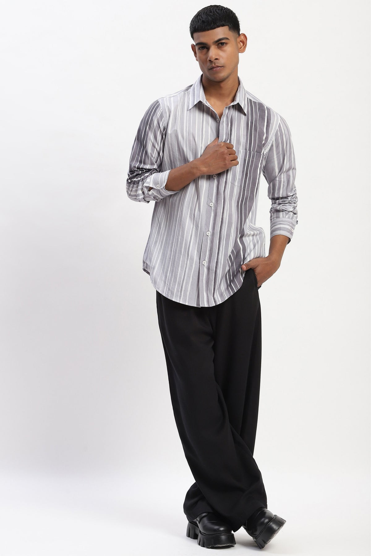 Watercolour Stripes Shirt