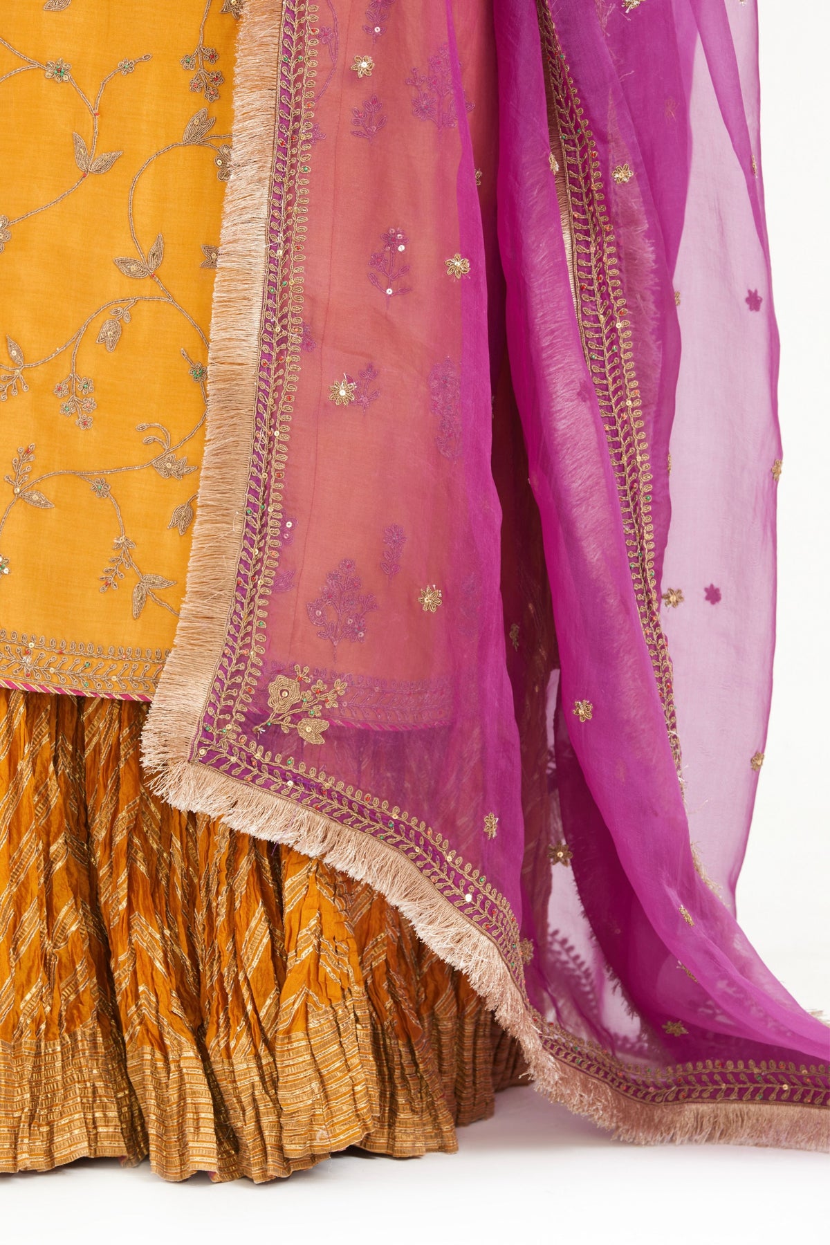 Deep Yellow Lehenga Set