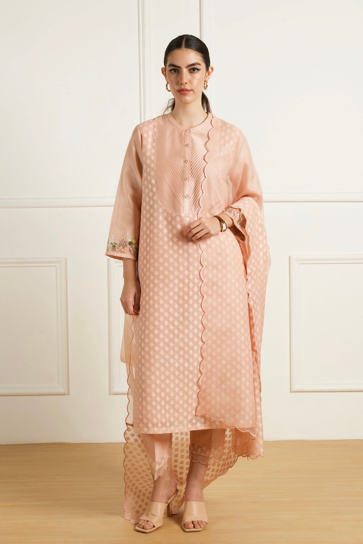 Old Rose Tunic And Pants
