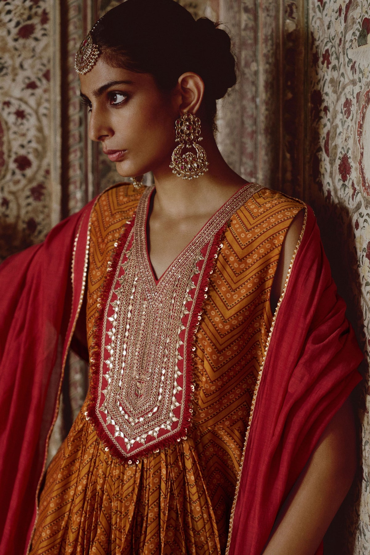 Zigzag Sharara Set