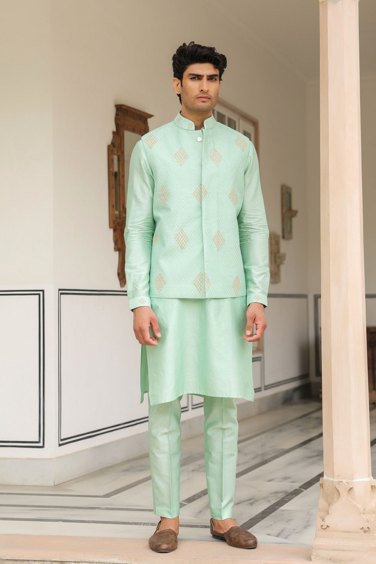 Gulzar Mint Green Bandi
