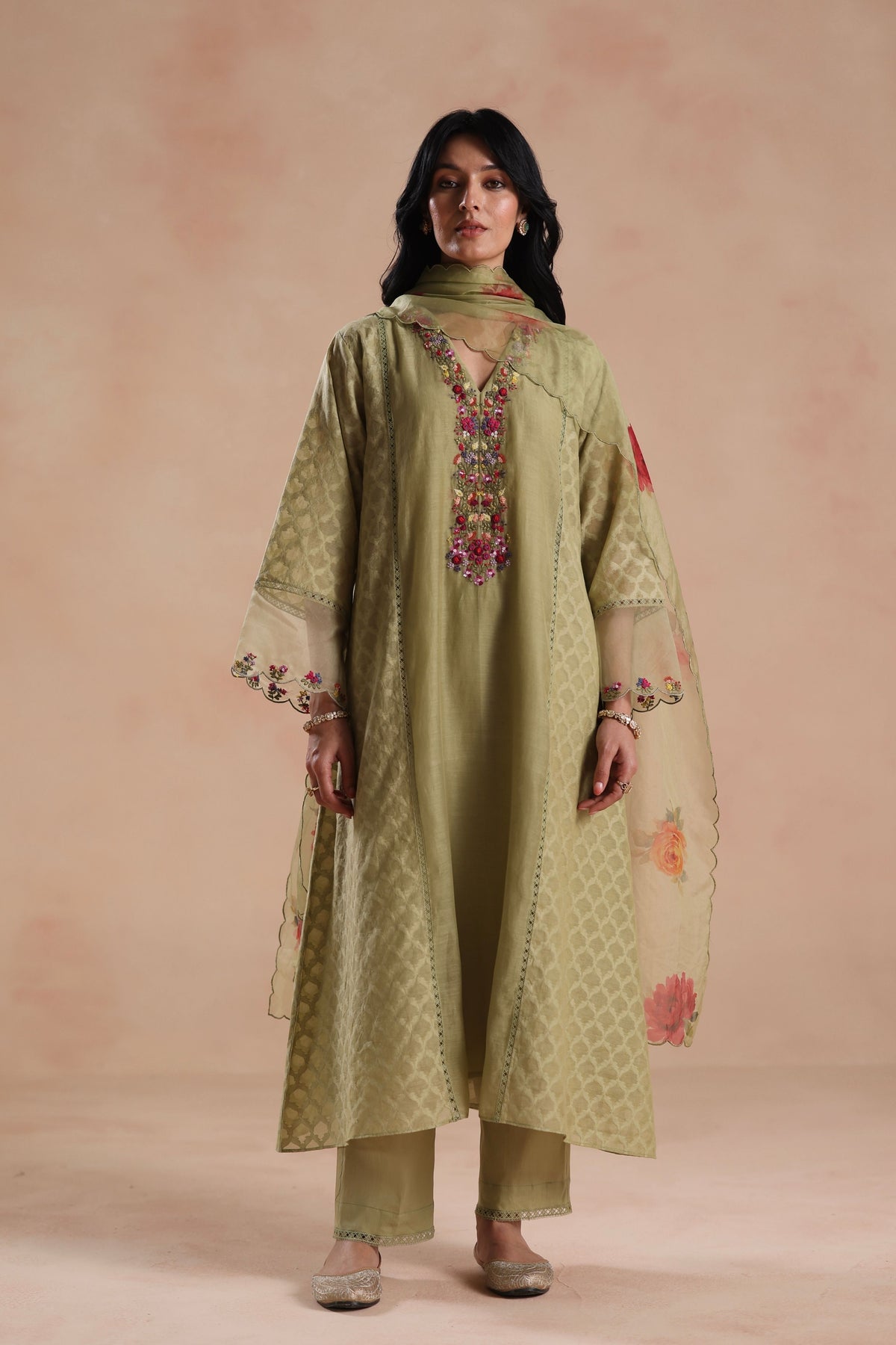 Rua Green Kurta Set