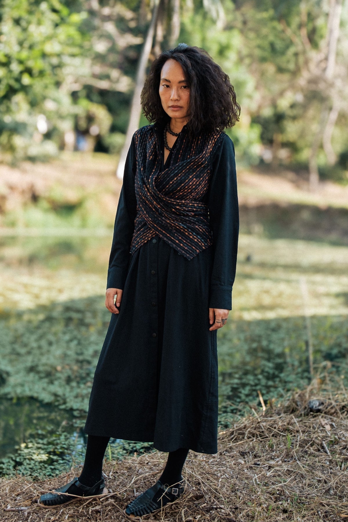 Handwoven Seattle Wrap Dress