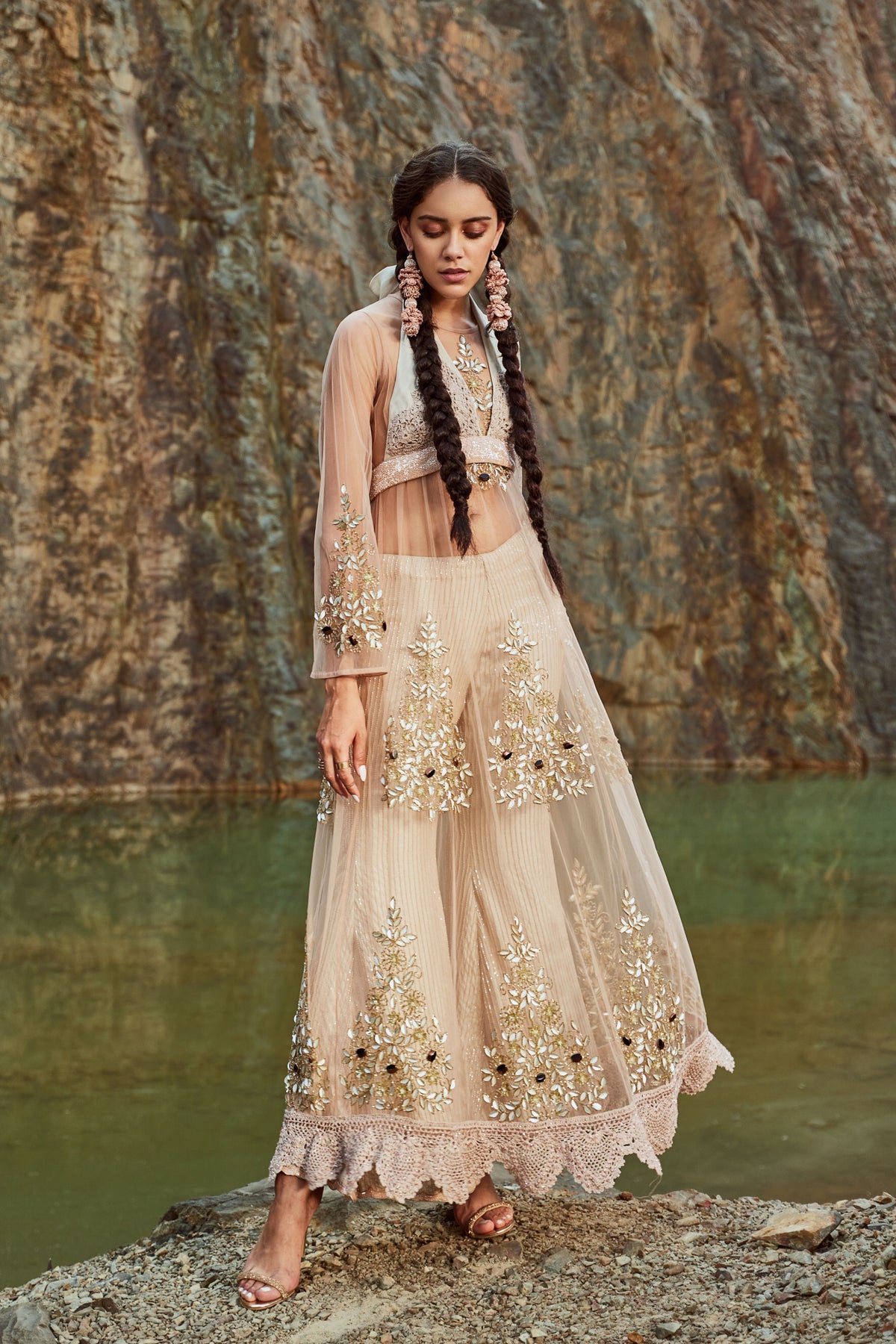 Bloom Tulle Kurta and Pants
