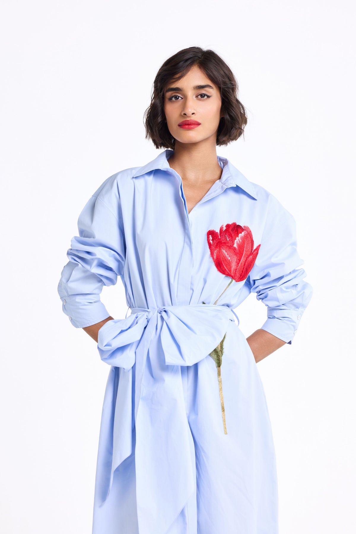Tea Length Shirt Dress