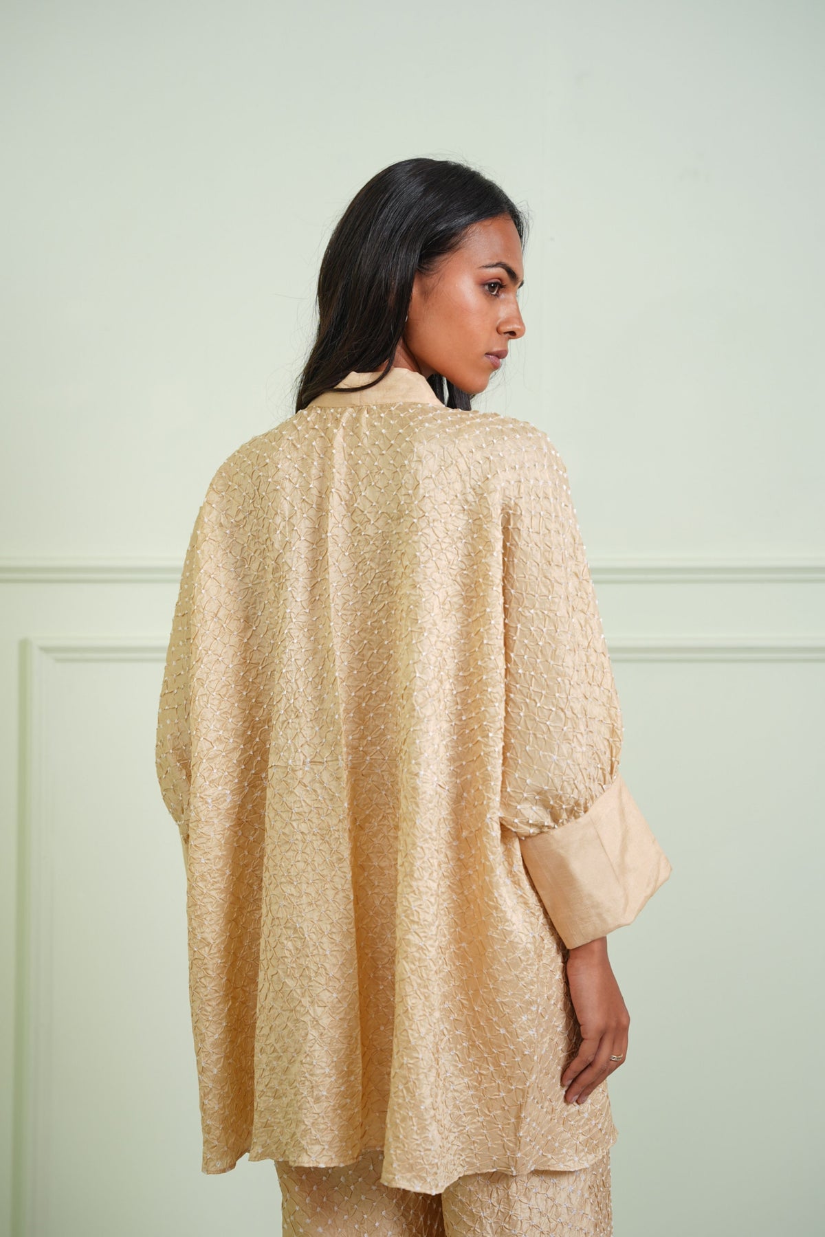 Golden Crush Bandhani Pants