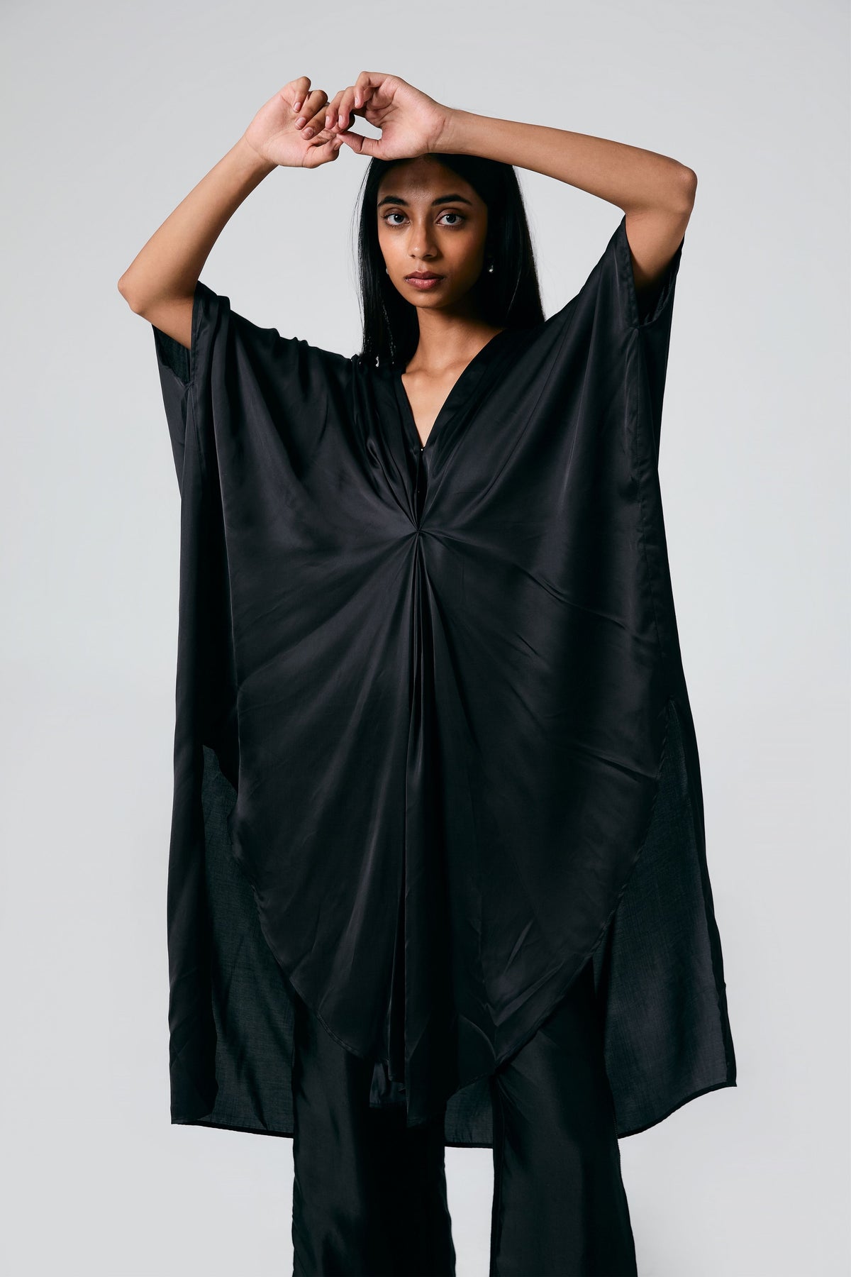 Black Front Stitch Co-ord Set