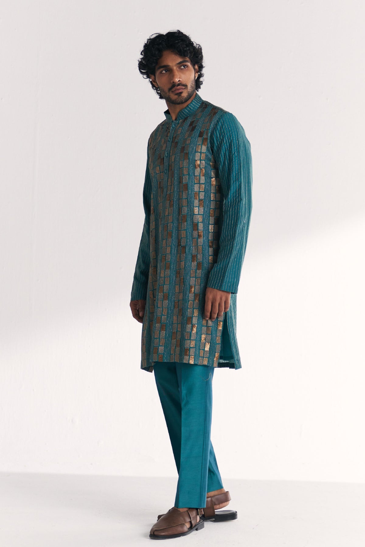 Neelesh Blue Kurta Set