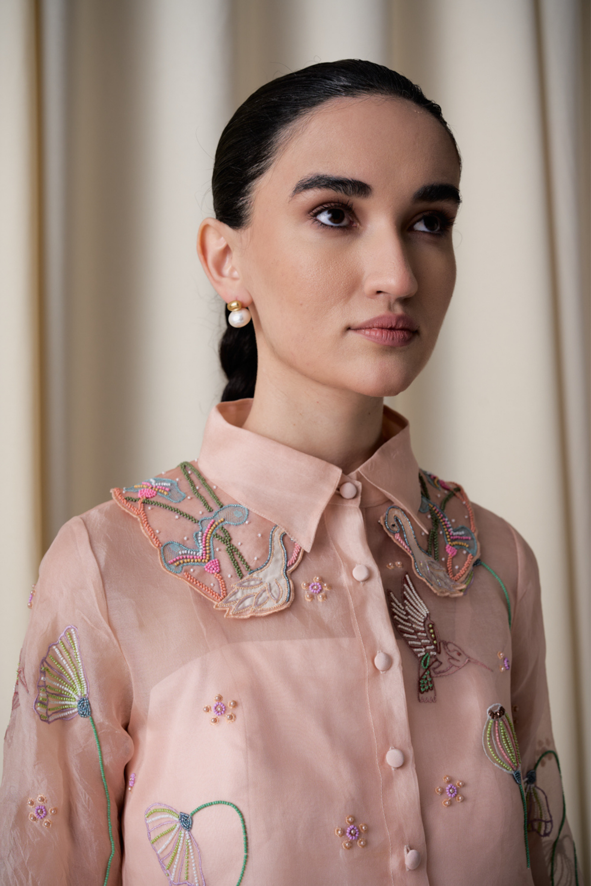 Mystic Peach Ensemble Co-ord Set