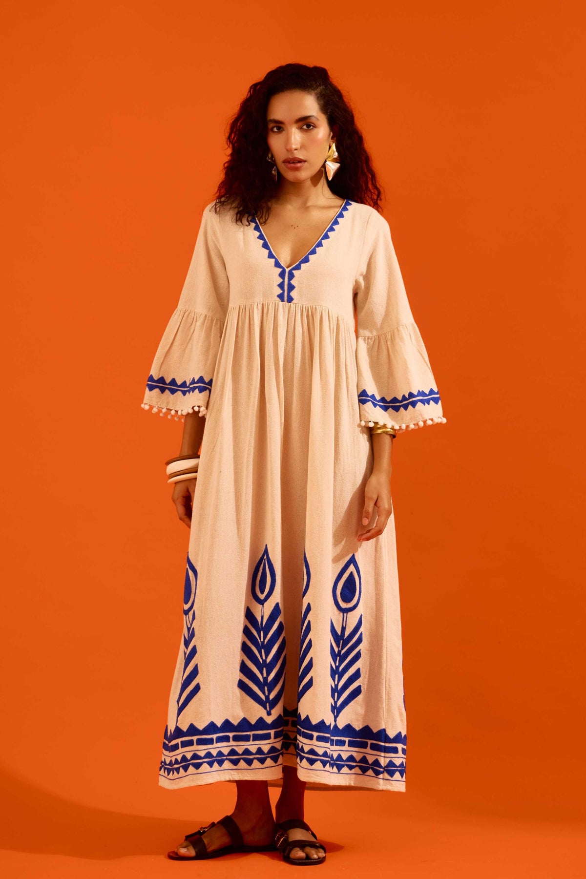 Natural Jute Maxi Dress