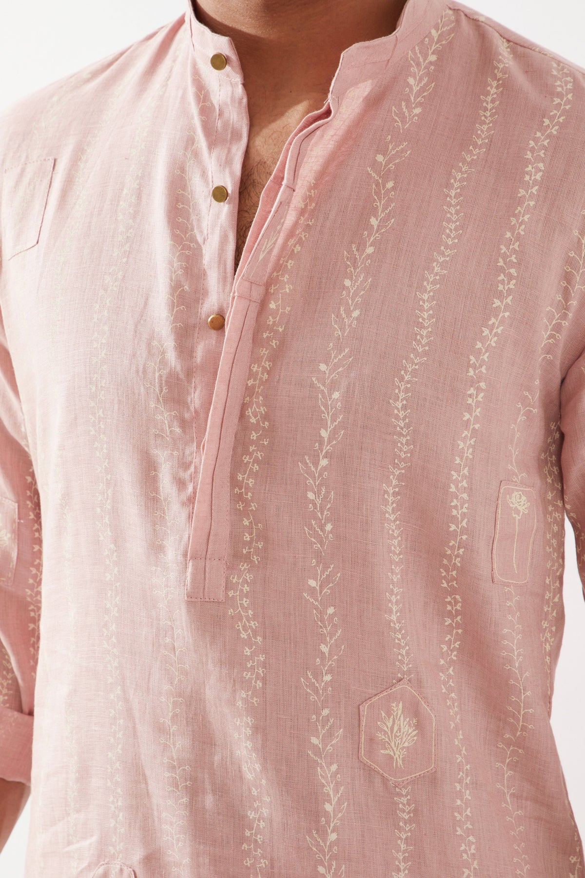 Kevin Vine Pink Kurta Set