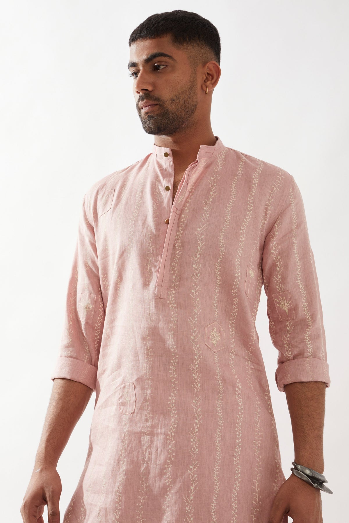 Kevin Vine Pink Kurta Set