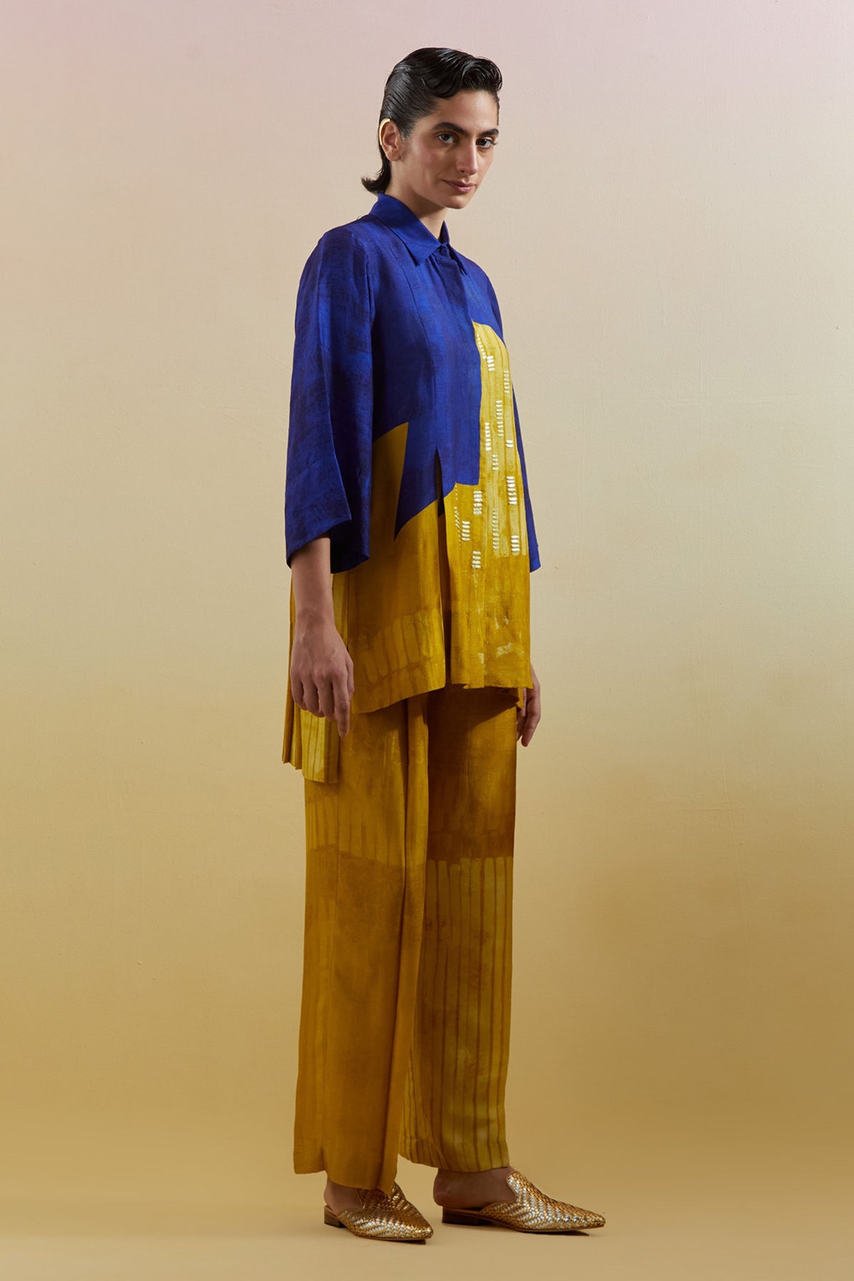 Omen Azure & Amber Co-ord Set