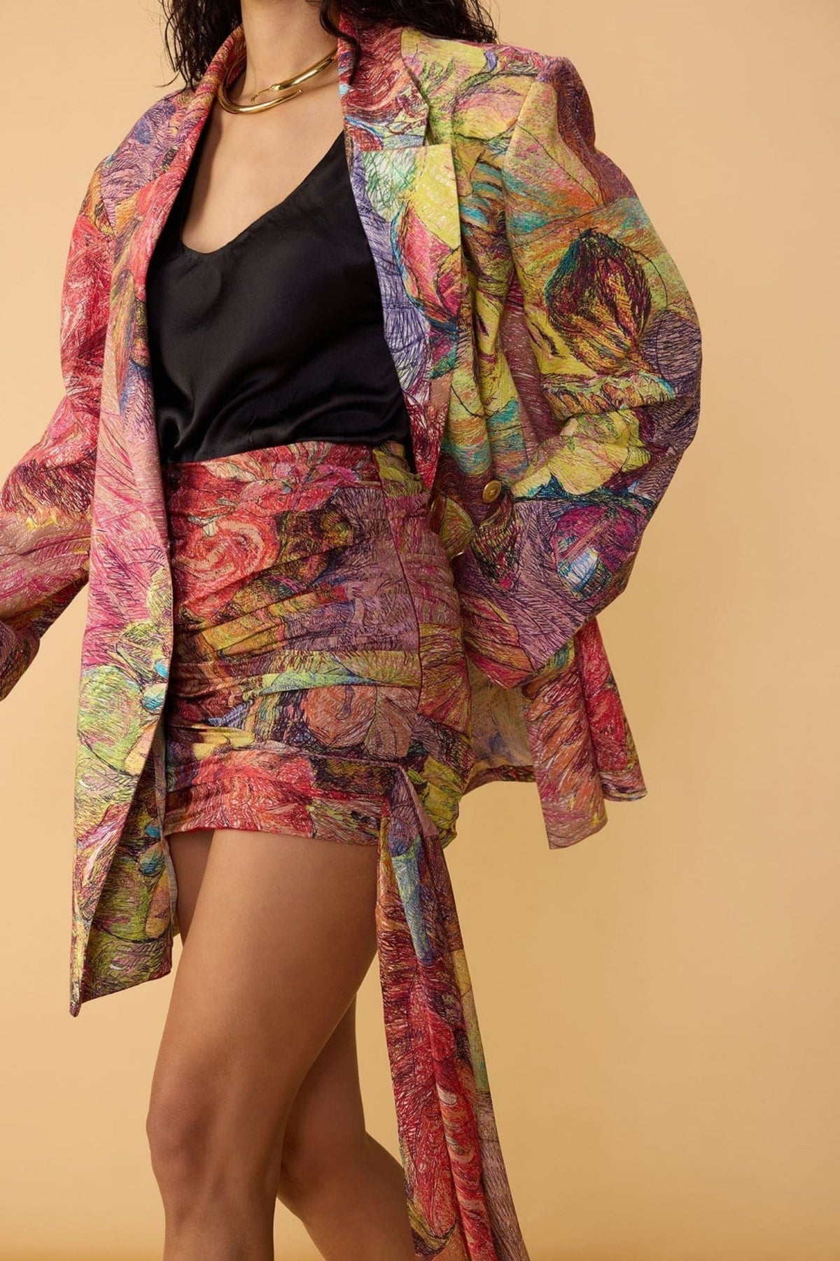 Carlitta Multicolor Skirt - Saaksha & Kinni - Elahe