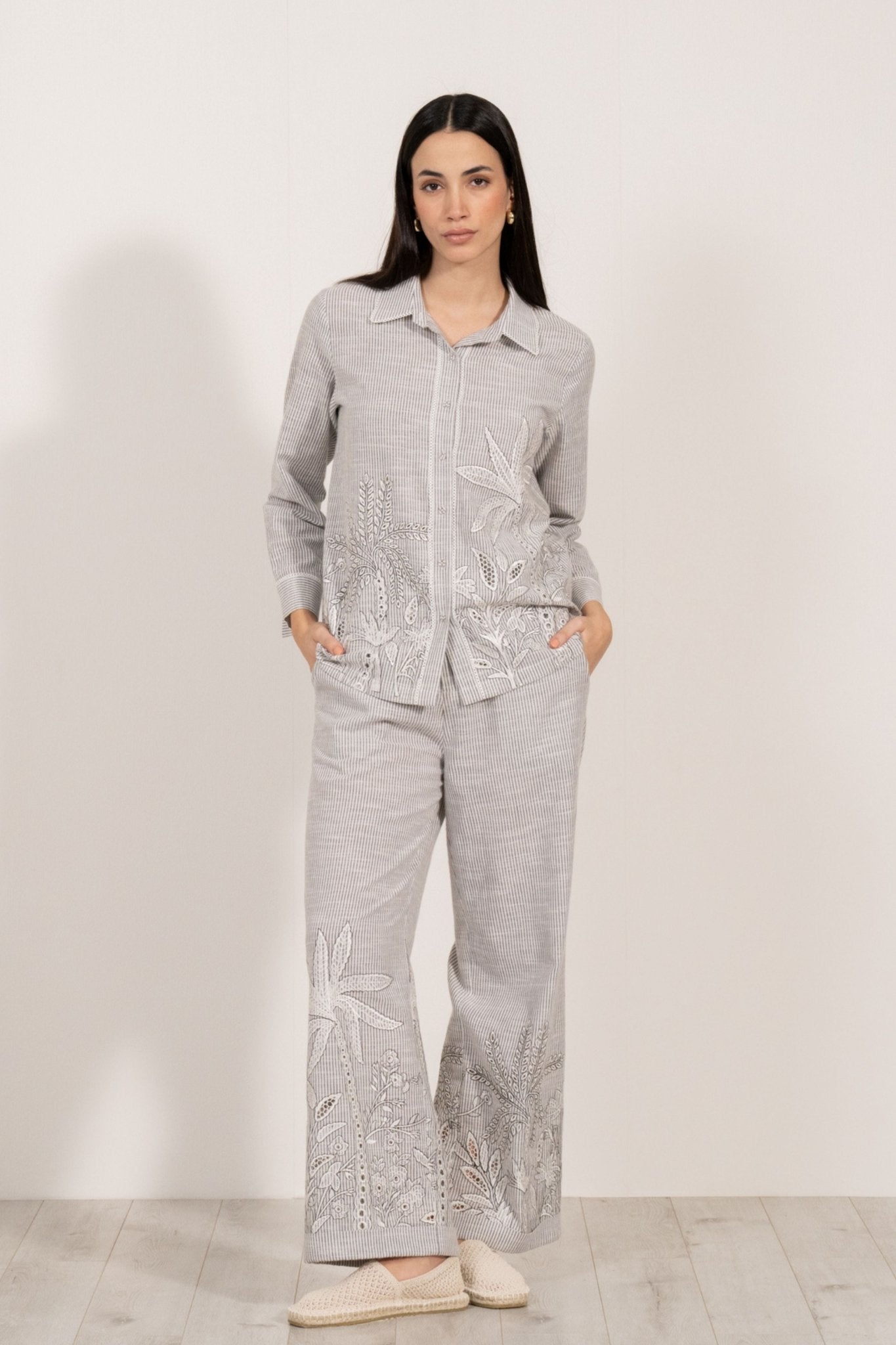 Verena High Waisted Pants - Ranna Gill - Elahe