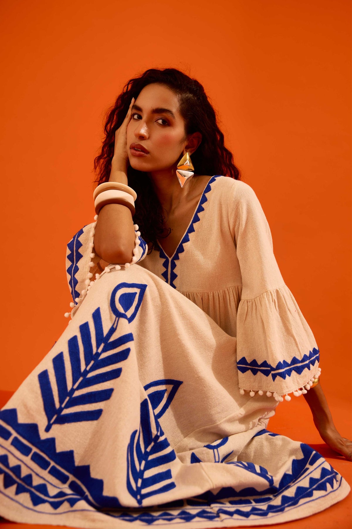 Natural Jute Maxi Dress
