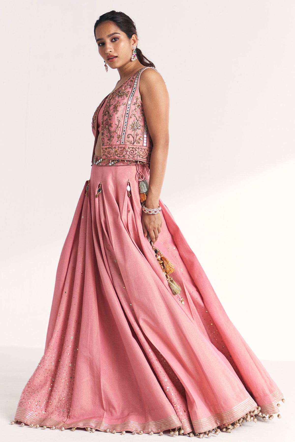 Kimaya Pink Lehenga Set