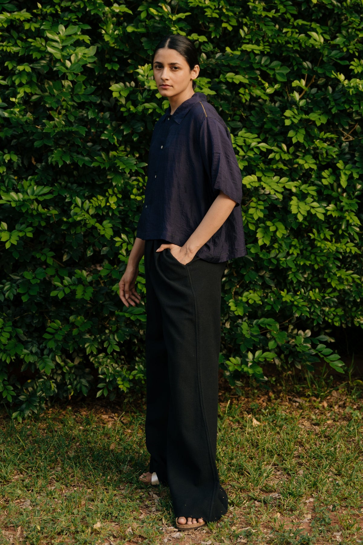 Jamun Crop Shirt