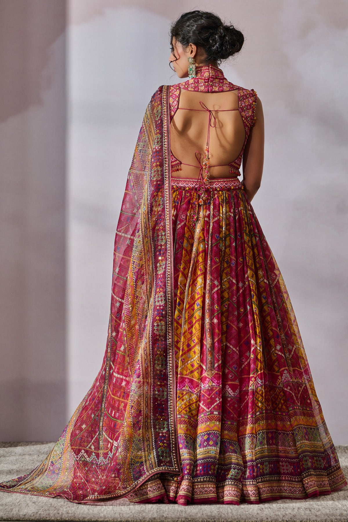 Printed Lehenga With Blouse And Dupatta