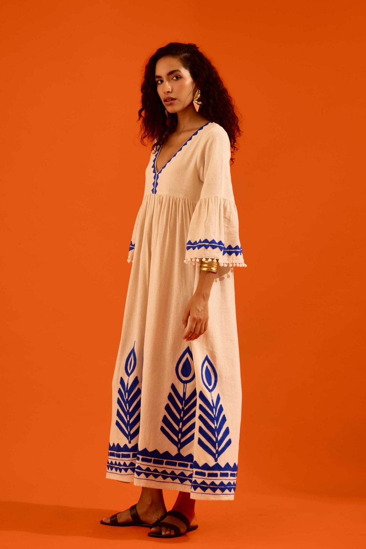Natural Jute Maxi Dress