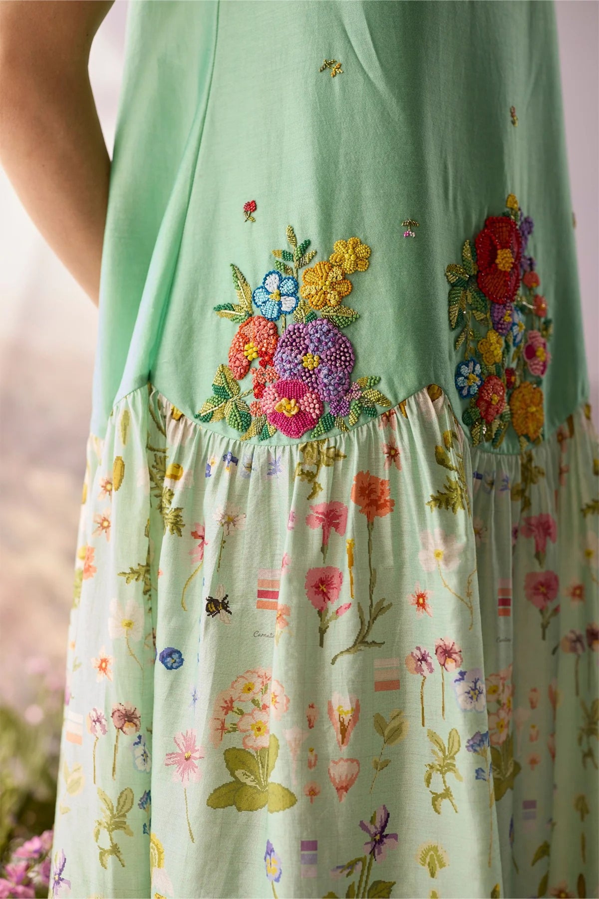 Seaglass Gathered Dress