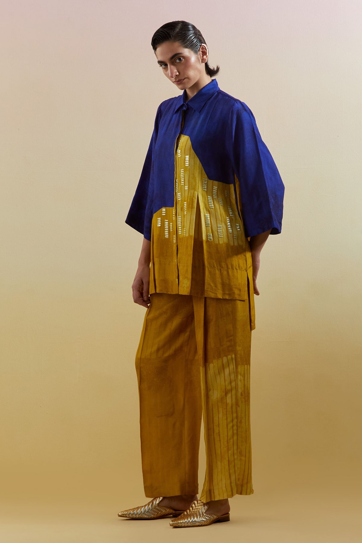 Omen Azure & Amber Co-ord Set
