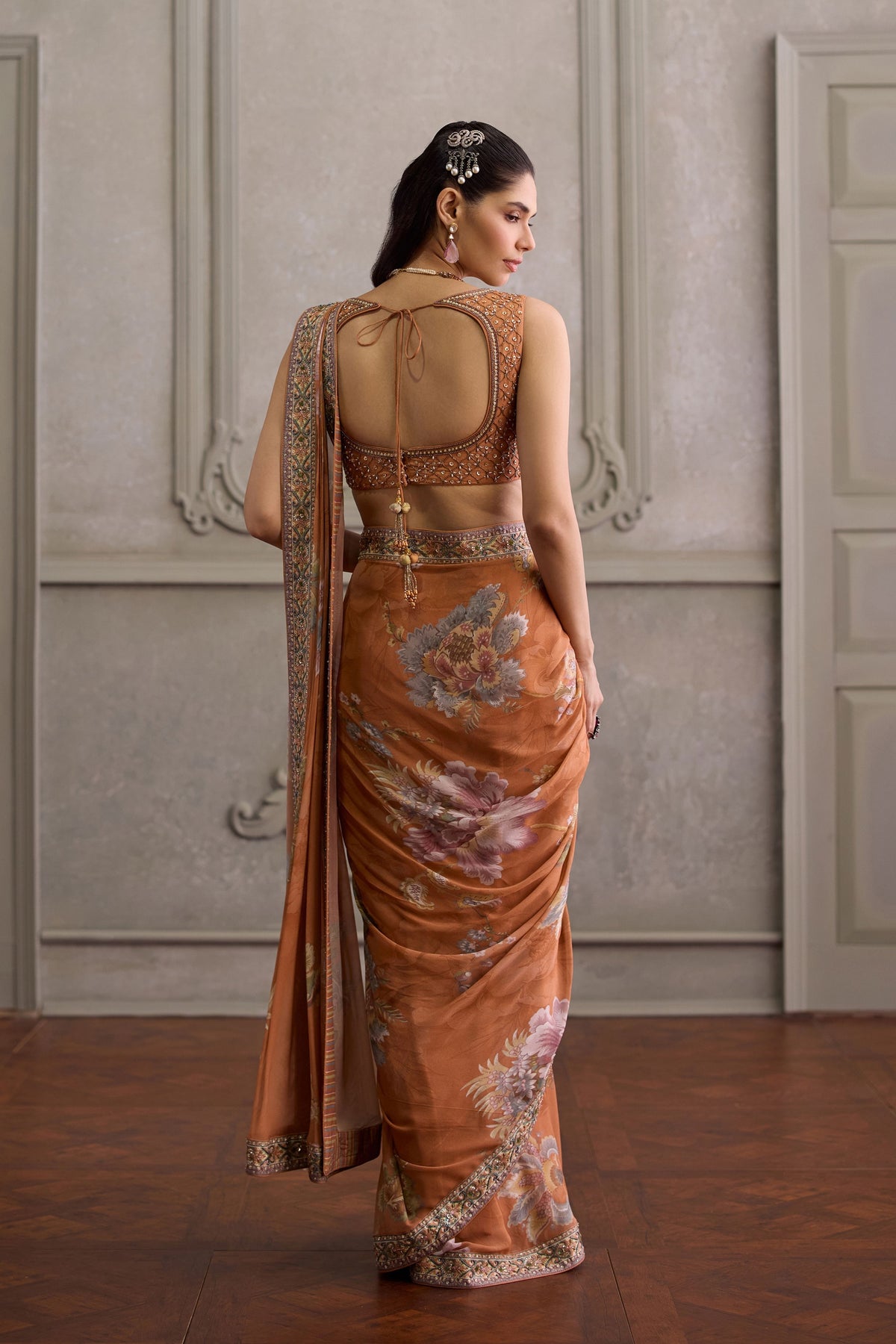 Yasmin Pre-Draped Saree Set