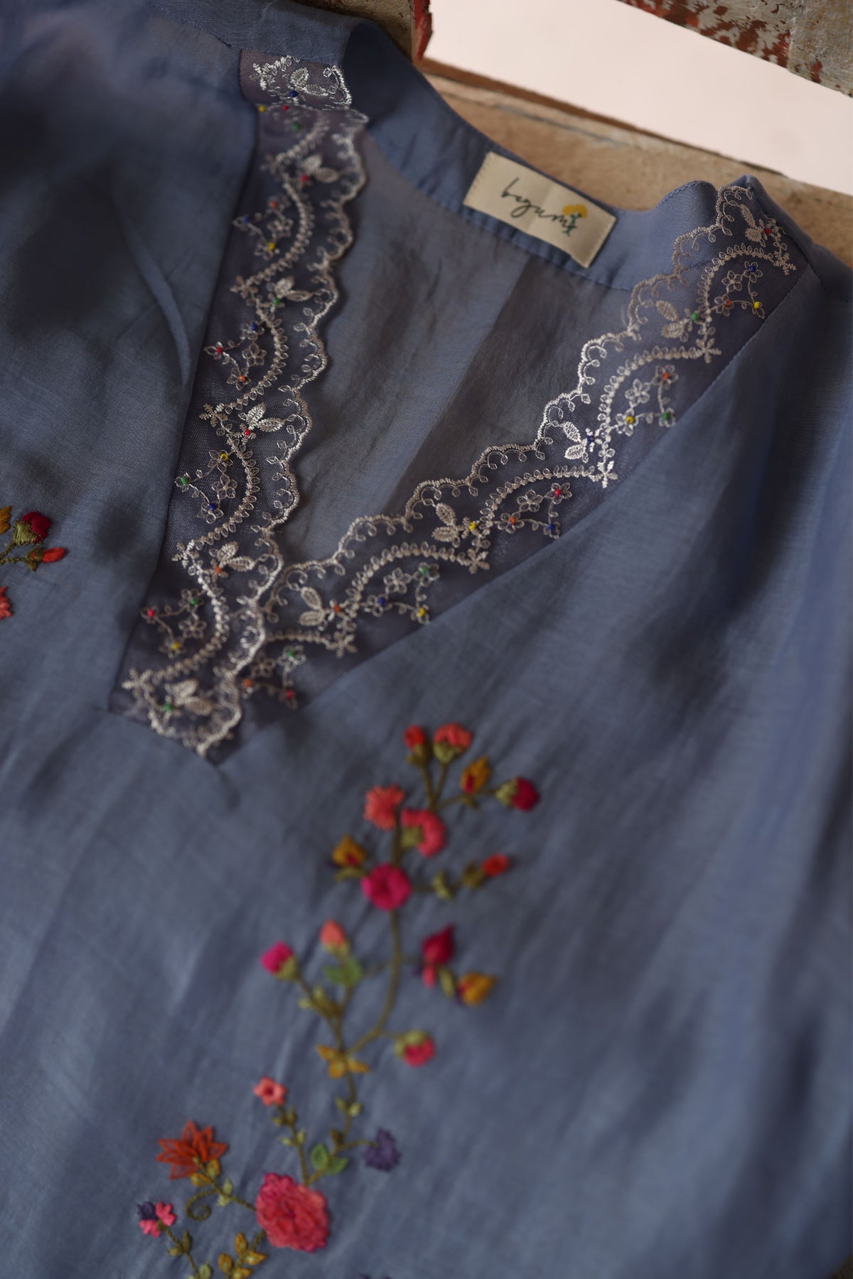 Evara Blue Kurta Set