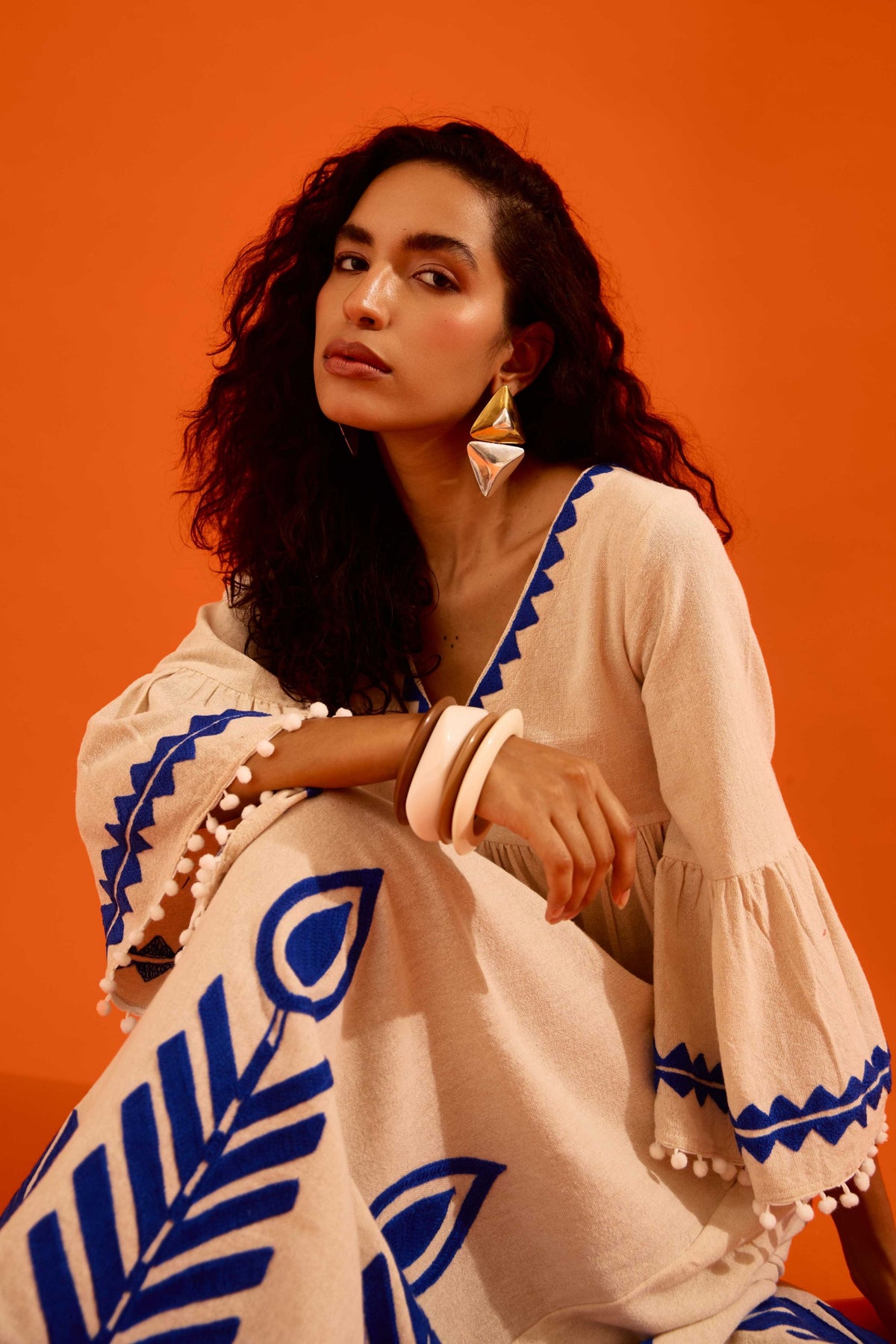 Natural Jute Maxi Dress