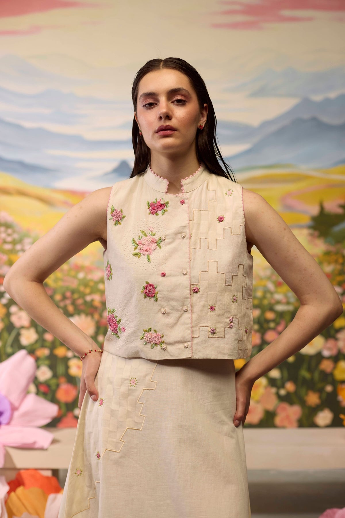 Lumina Embroidered Waistcoat