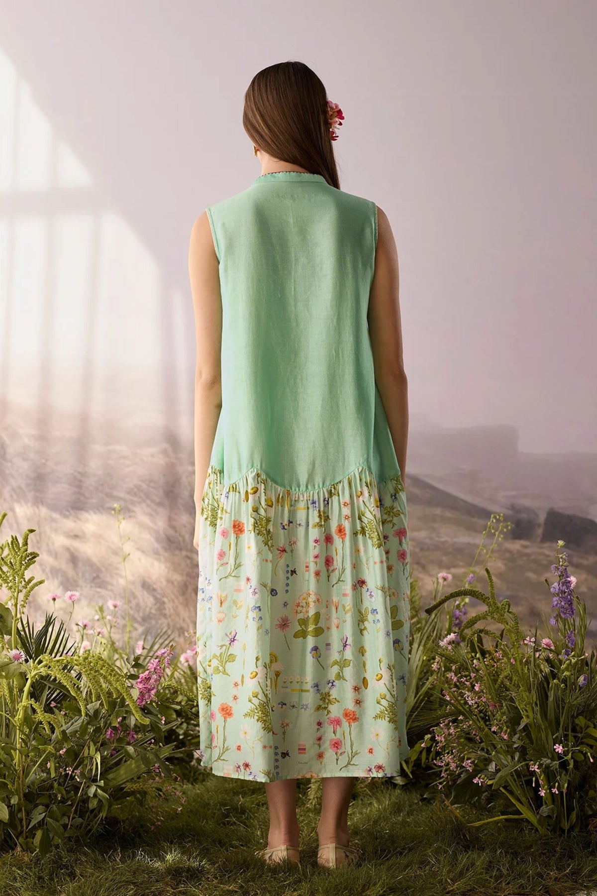Seaglass Gathered Dress