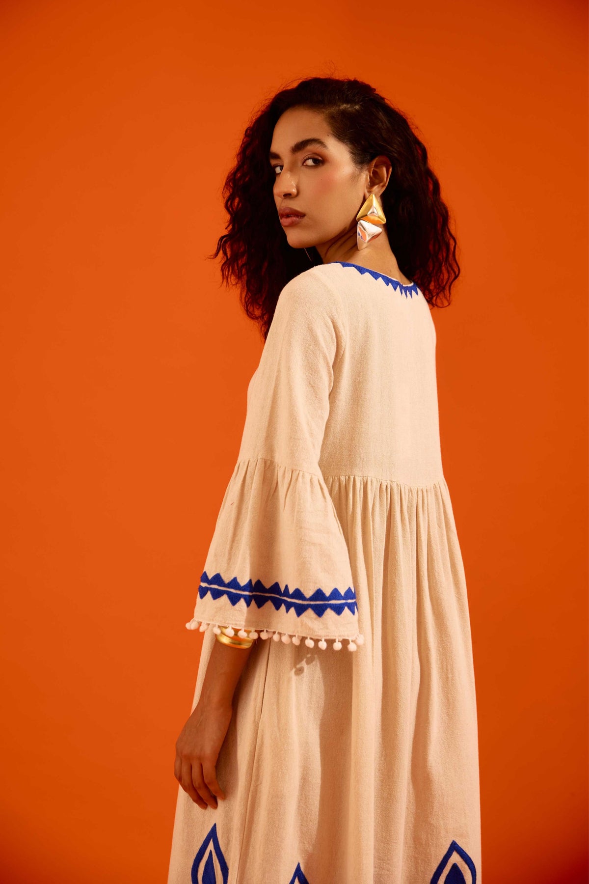 Natural Jute Maxi Dress