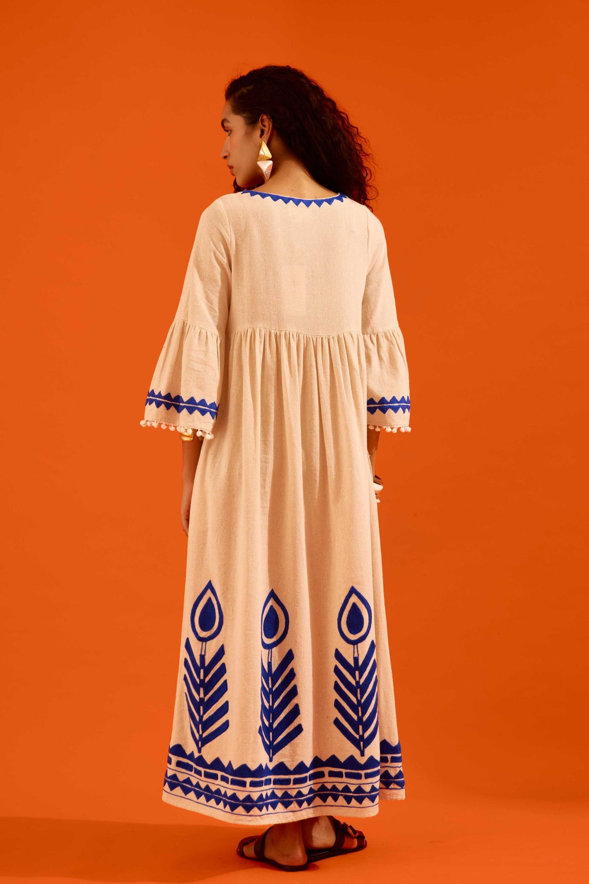 Natural Jute Maxi Dress