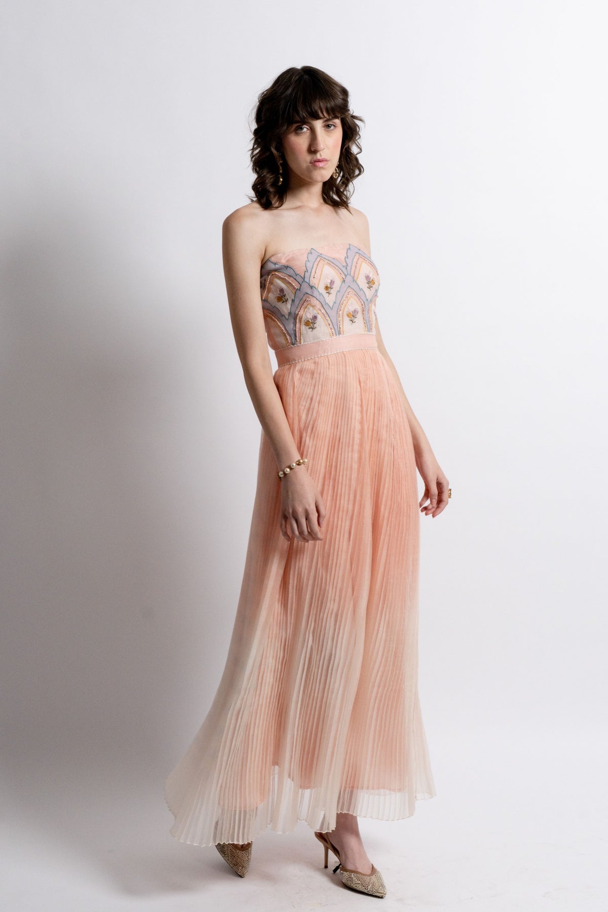 Elowen Peach gown