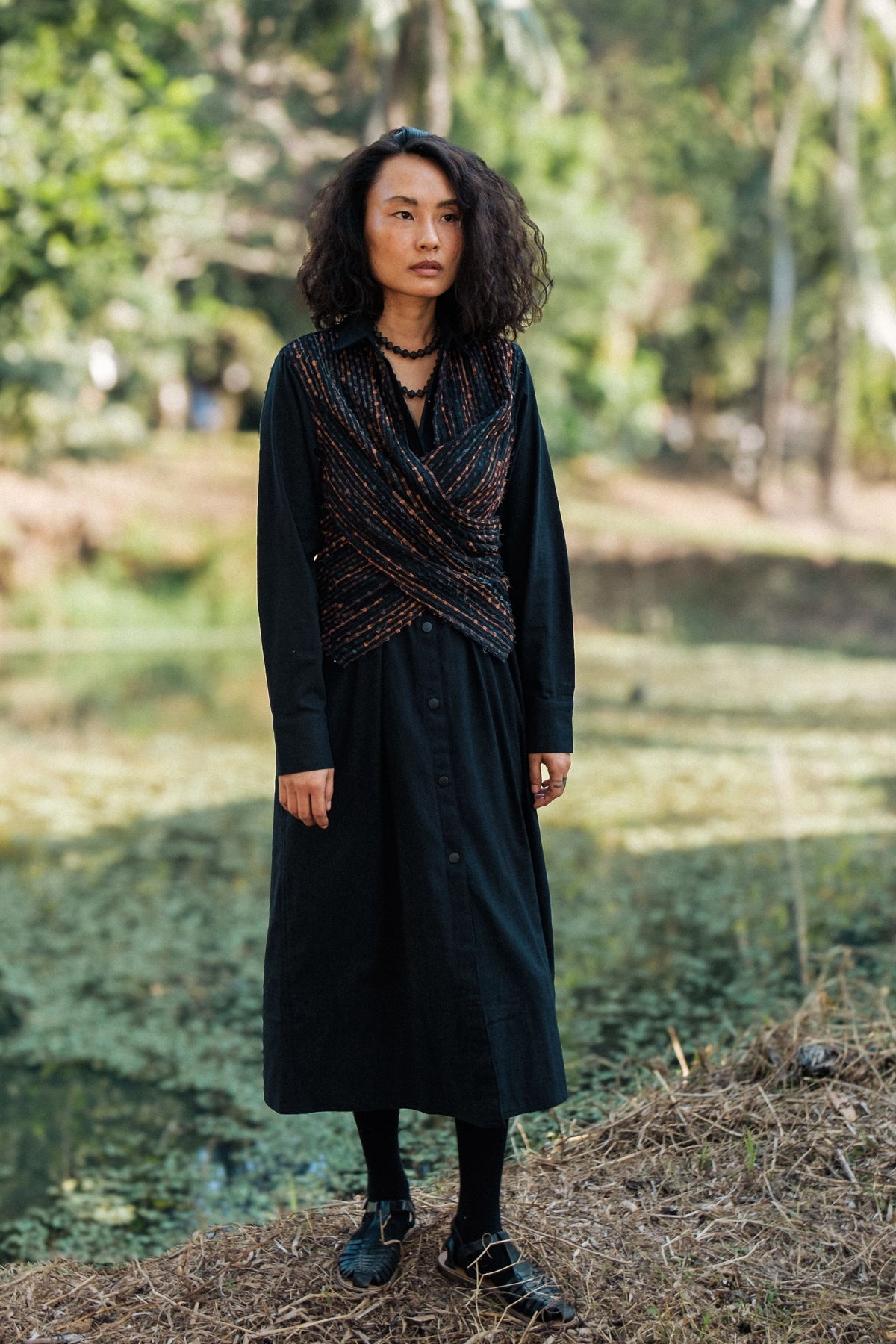 Handwoven Seattle Wrap Dress