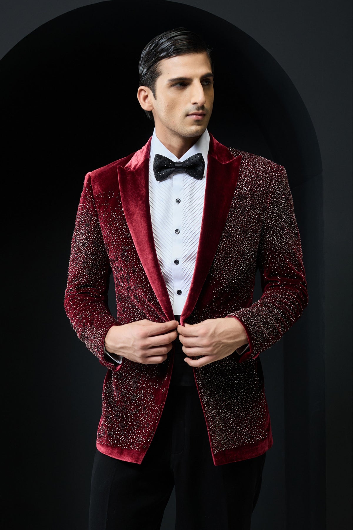 Wine Crystal Tuxedo