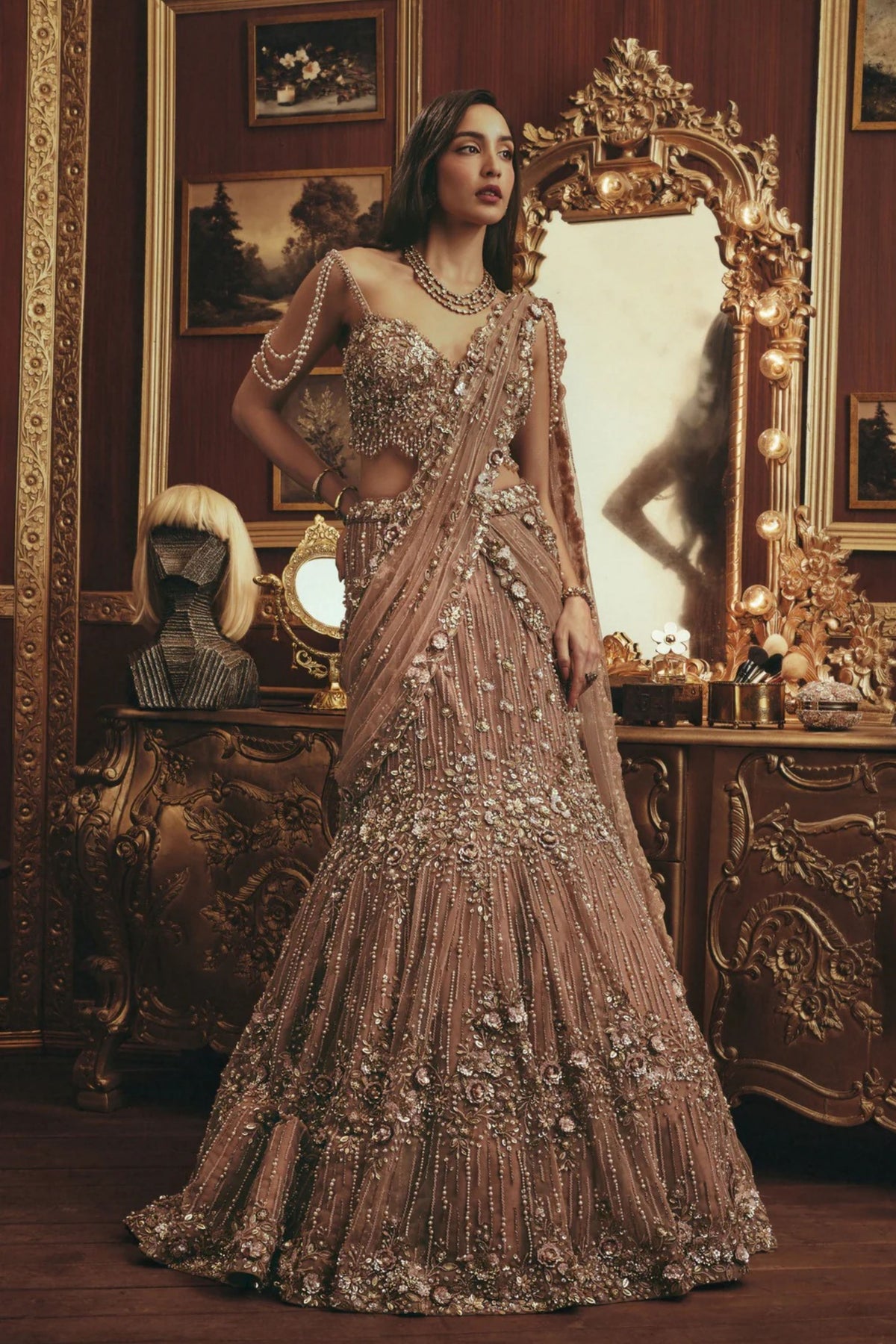Anne Brown Lehenga Set