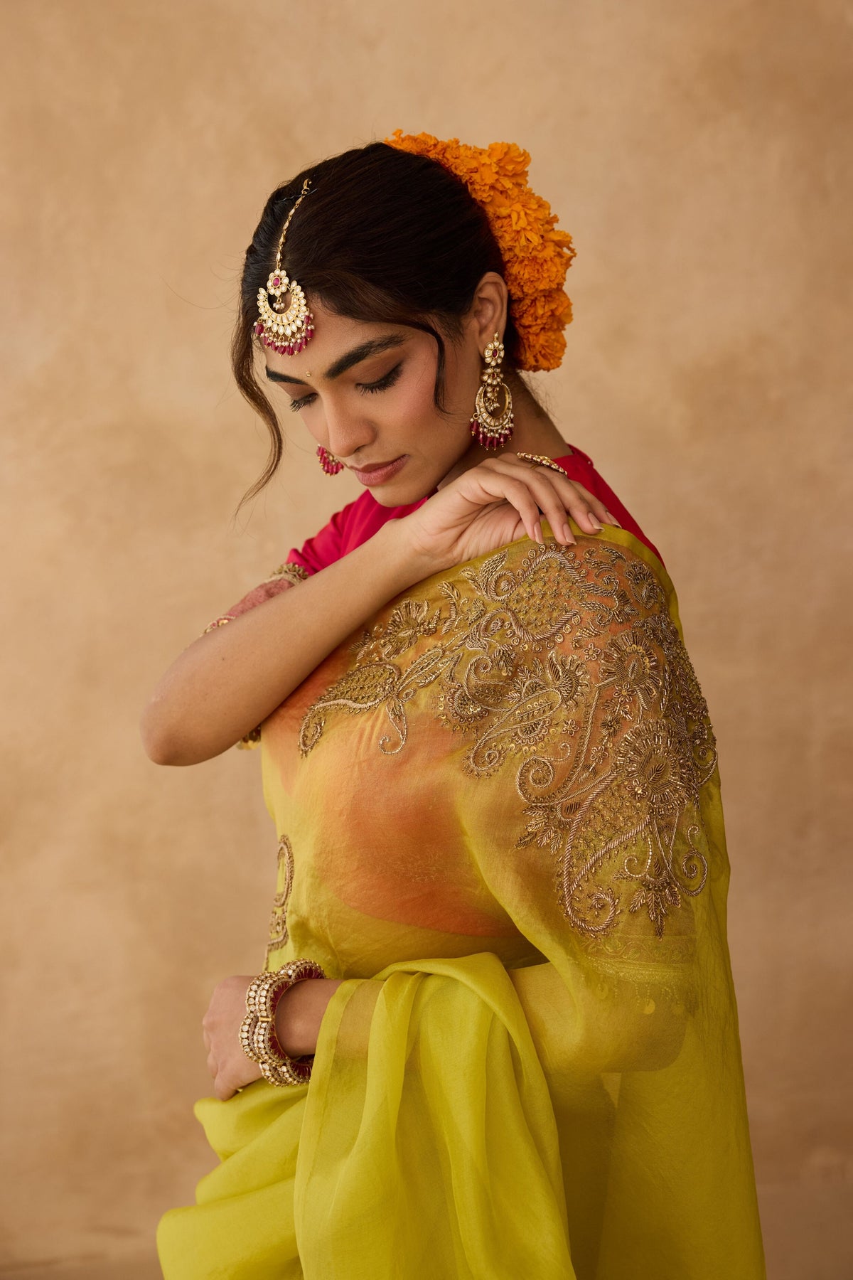 Jugni Sheer Saree