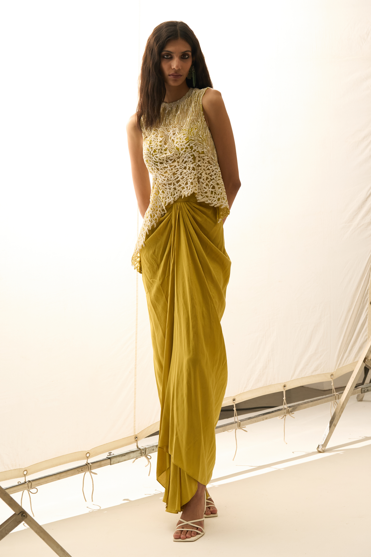 Citrus Bird Tasselation Co-ord Set