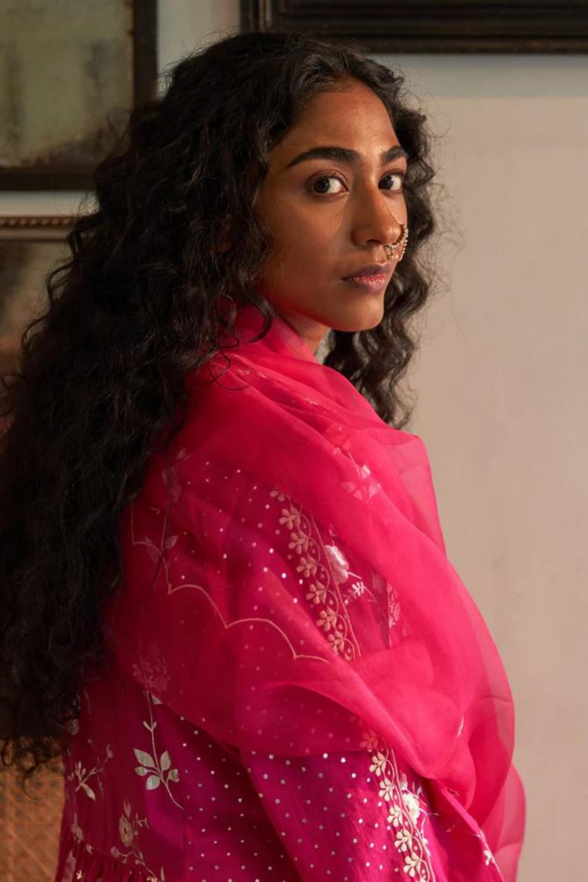Gulabi Chameli Kurta Set