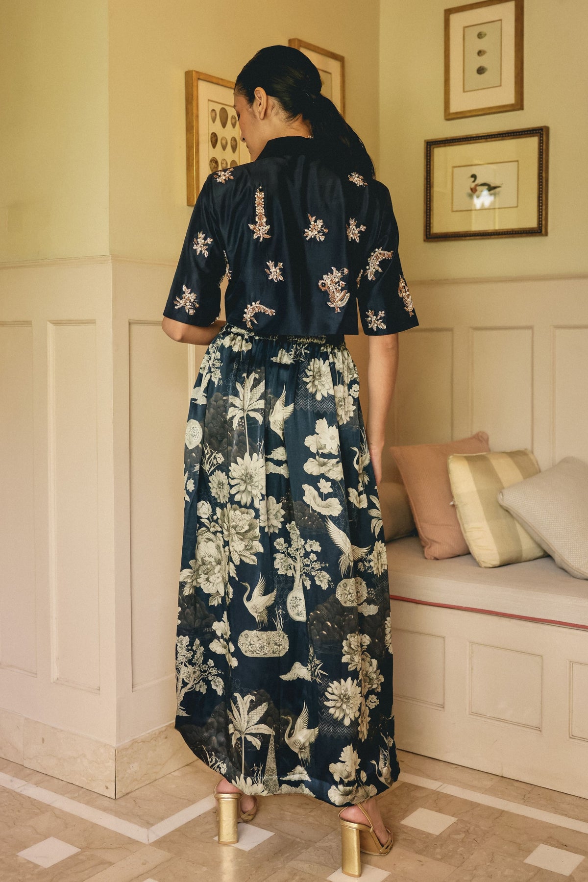 Porcelain Ink Jacket Set