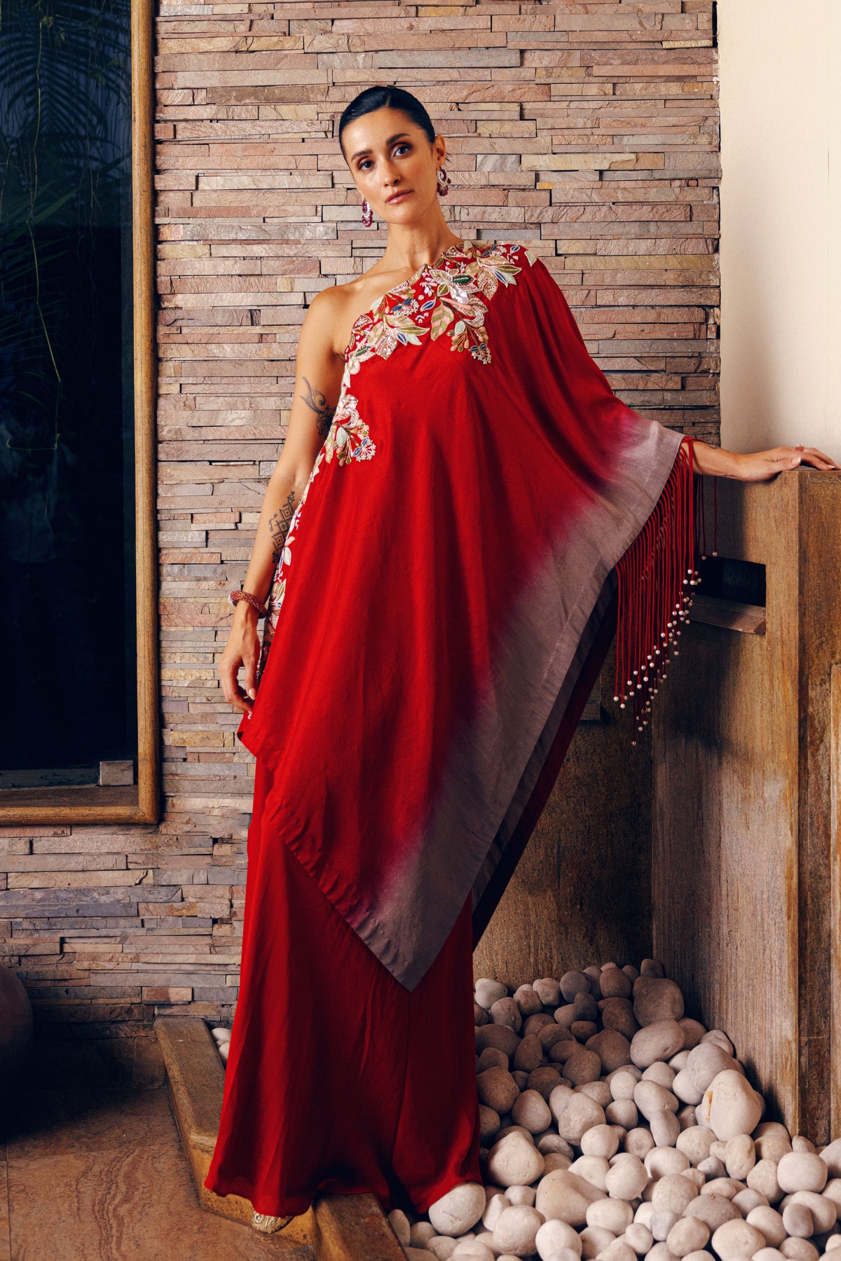 Off Shoulder Drape Set