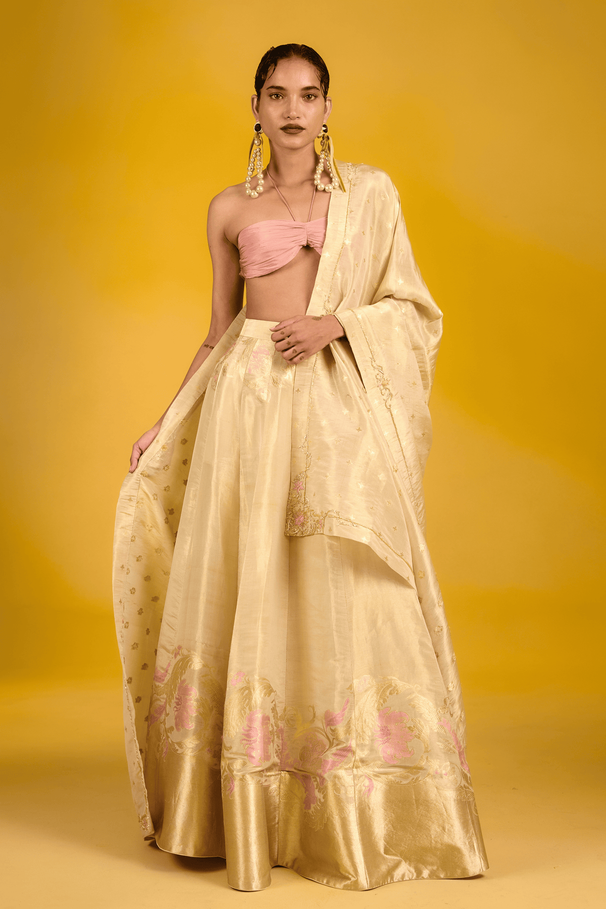 The Golden Glow Lehenga